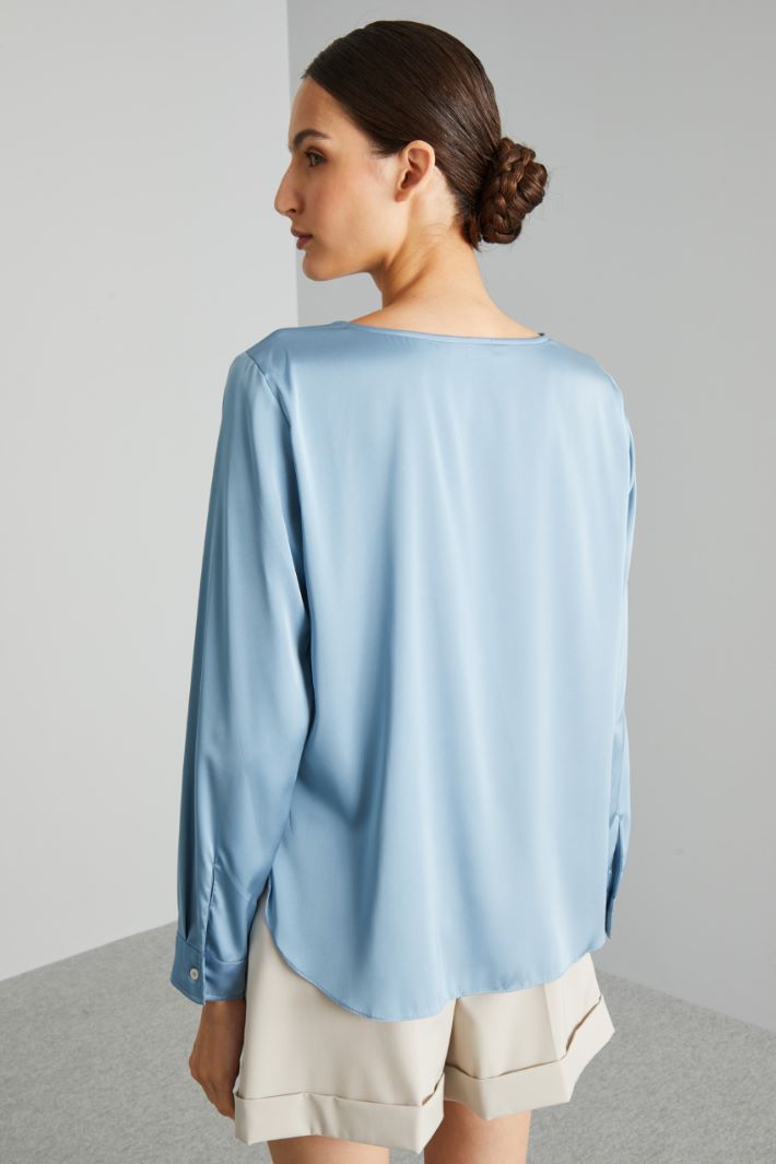 EMME MARELLA - Blusa in raso BERARD