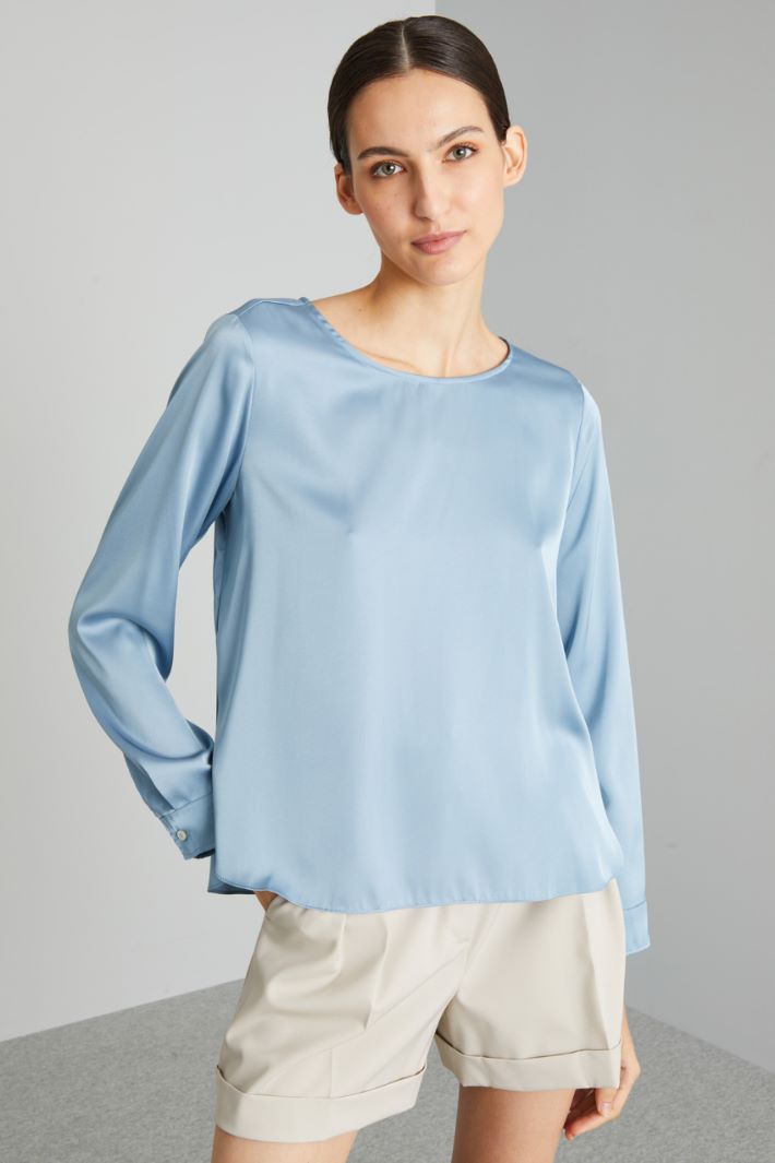 EMME MARELLA - Blusa in raso BERARD