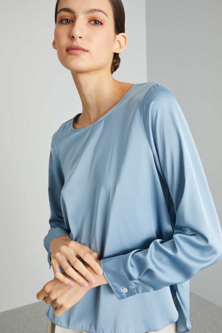 EMME MARELLA - Blusa in raso BERARD