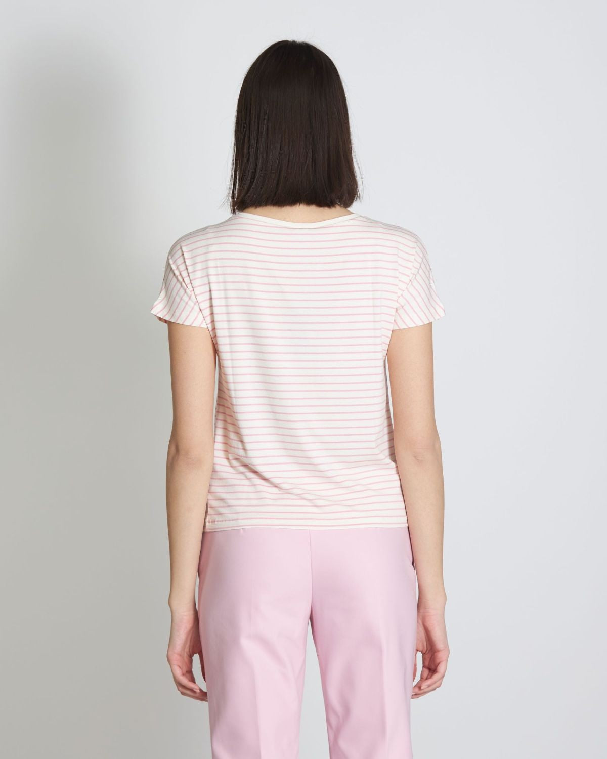 EMME MARELLA - T-shirt in jersey a righe DINGEY