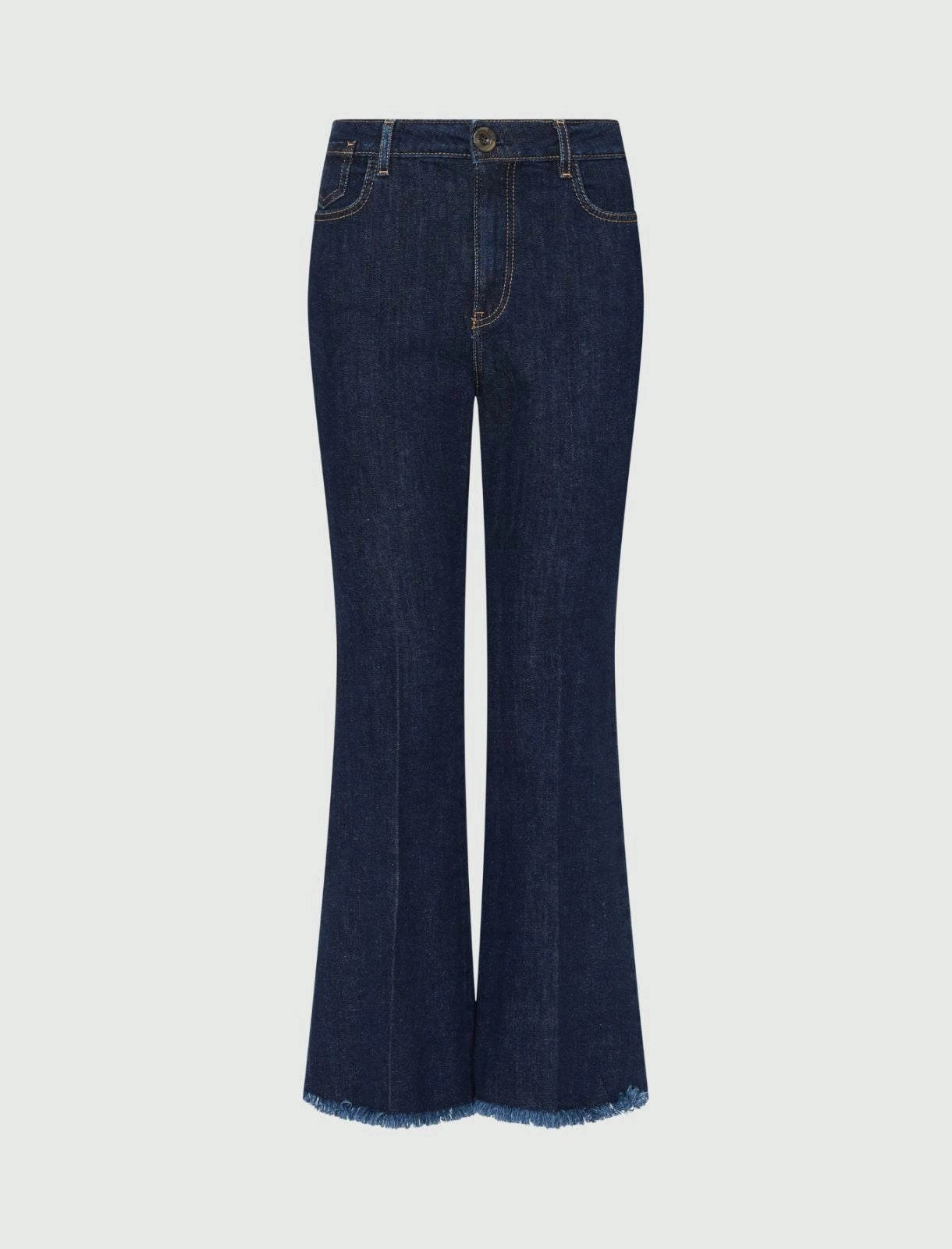 MARELLA SPORT - Jeans flare sdrucito al fondo FCROP1