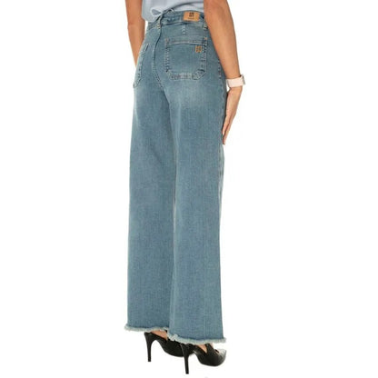 EMME MARELLA - Jeans wide leg chiaro PALMA