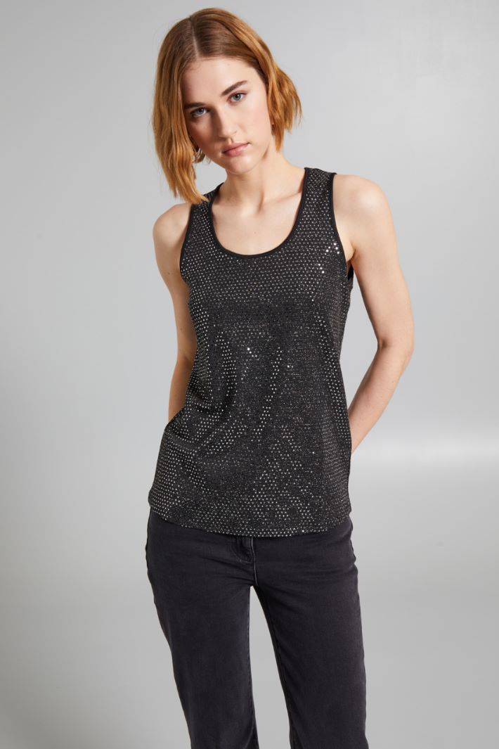 MARELLA SPORT - Top con paillettes REGAL2