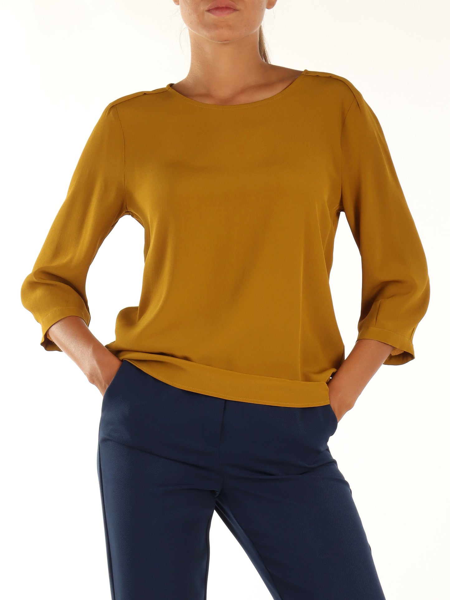 EMME MARELLA - Blusa in crêpe DILLY