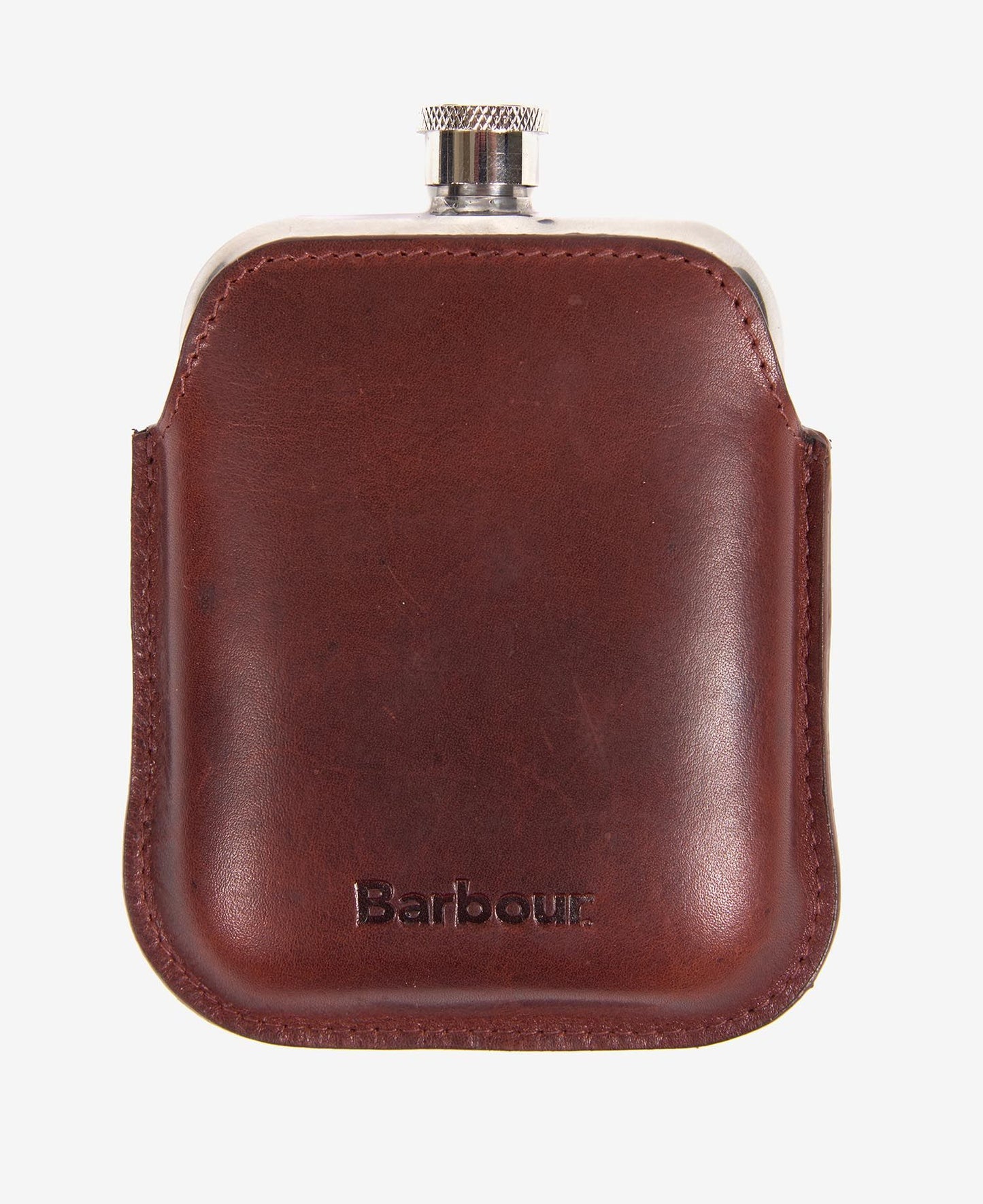 BARBOUR - Confezione regalo per fiaschetta in pelle cerata Barbour
