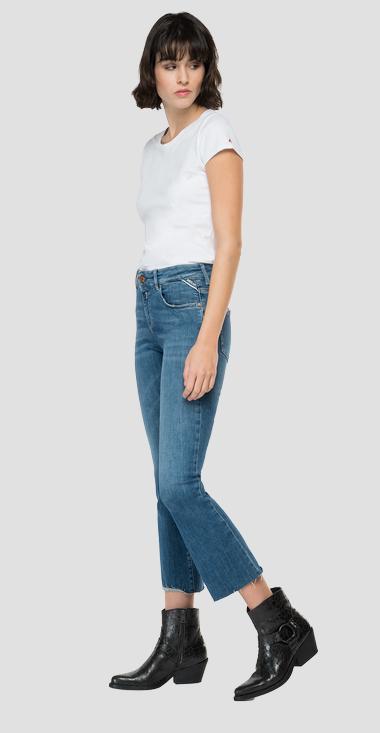REPLAY - JEANS FLARE CROP BOOTCUT FIT FAABY